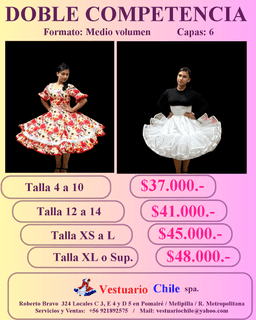 Doble Competencia 6 Capas Talla 4 a 10 - vista 1